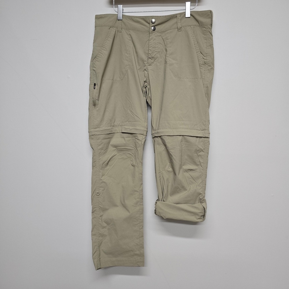 BC Clothing Expedition Convertible‎ Pants Womens Medium Khaki Hiking Gorpcore